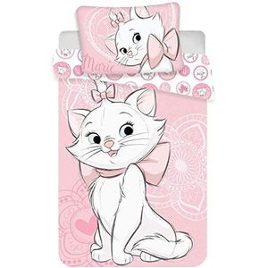 Disney Kinderbeddengoed Set Marie Aristocats Lichtroze 140x200 cm