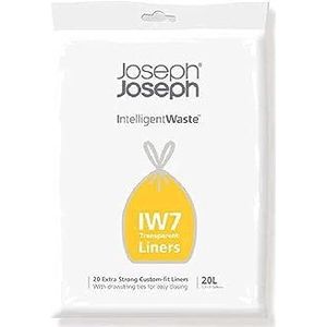 Afvalzak, IW7, Transparant, 20 L, 20 Stuks - Joseph Joseph | Intelligent Waste