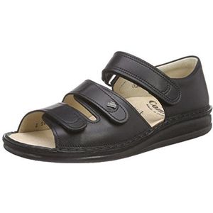 Finn Comfort Unisex Baltrum enkelriempje, zwart, 38 EU