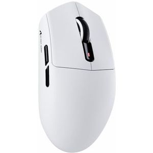 ATTACK SHARK G3 Draadloze Gaming Muis, 25000 DPI, PixArt PAW3311 Sensor, 59g Superlight G305, Bluetooth/2.4G/Bedraad, 80 Miljoen Klikken, 500mAh Batterij, Voor Win11/PC/Mac, Wit