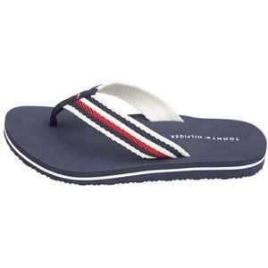 Tommy Hilfiger Tommy Essential Comfort sandaal voor dames, Ruimte Blauw, 38 EU