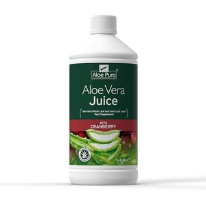 Optima Health, Aloe Vera Juice Cranberry Max Strength, 1ltr