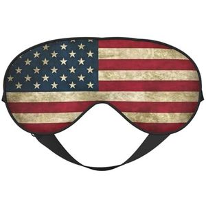 sttung American Flag Print Travel - Friendly Sleep Soft Eye Mask: Compact, lichtgewicht, verstelbare riem
