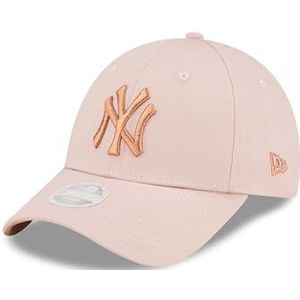 New Era New York Yankees MLB Metallic Logo Rose 9Forty Adjustable Women Cap - One-Size