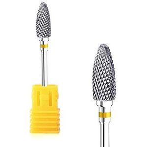 Natury Nails Frees van wolfraamcarbide voor nagelfrees, manicure, pedicure, nagellak, acrylnagels en gelnagels, schroefboren (zeer fijne korreling)