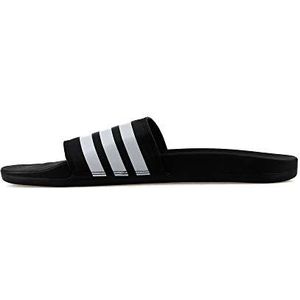 adidas Adilette Comfort heren sandalen Badslipper, wit/zwart., 48 2/3 EU