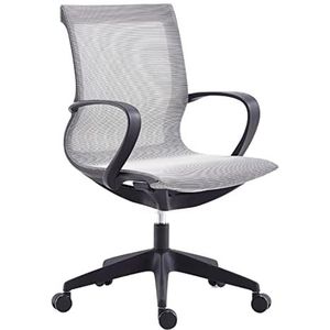 Kantoor Recliner Gaming Stoel Mesh Hoge Rug Computer Bureaustoel Uitvoerende Taak Draaistoel Ergonomische Stoel (Color : Black)