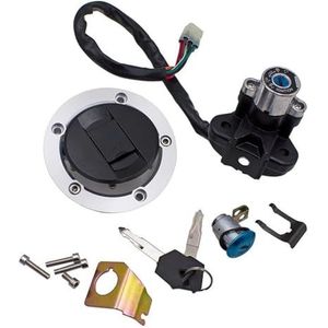 Slot Contactslot Motorfietsen Voor Suzuki Voor SV650 Voor SV1000 2002-2009 Motorfiets Contactslot Brandstoftankdop Zadelslot Sleutelset Contactschakelaar