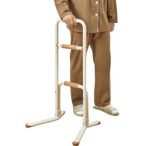 Sta-assistentie voor ouderen - Draagbare aluminium sta-assistentie - voor ouderen met een beperking. Helpt u opstaan ​​van de bank, bed en vloer. Lift-assistentie(White)