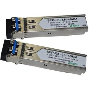 1000BASE-EX dubbele SFP LC transceiver 1,25G 1310 nm 40 km(4 stuks)