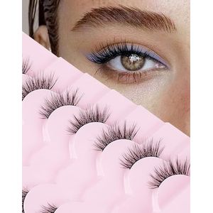 Wimpers Mink Valse Wimpers Natuurlijke Wispy Wimpers Zachte Faux Mink Wimpers Dramatische Wimpers Pluizige Valse Wimpers 16MM A04