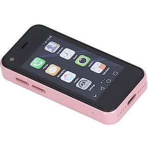 Mini-smartphone, Multifunctionele Quad-core GPS Dual SIM Mobiele Telefoon 5MP (Roze)