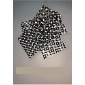 Referentiepuntmarkeringen, 6 mm positioneringsdoelen met zwarte contour for 3D-scanner, 3D-scanmarkeringen/stippen/stickers, referentiepuntmarkeringen/reflectiemarkeringen/voor 3D-scannen en optische