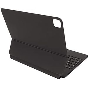 Magnetisch Toetsenbord, Tablet-toetsenbordbehuizing Magnetische Hoes PU-leer met Achtergrondverlichting voor Tablet (Zwart)
