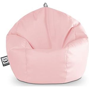 HAPPERS Kinder Zitzakken Roze Zacht en Comfortabel, Bean bag in Kunstleer/Skai