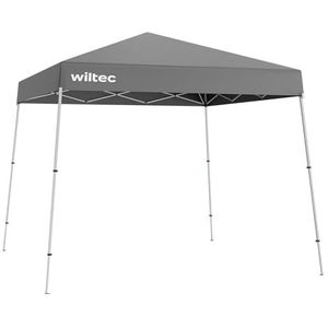 Wiltec opvouwbaar paviljoen afsluitbare partytent tuinpaviljoen waterdicht in grijs 2,5 x 2,5 m