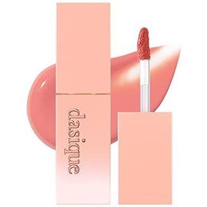 dasique Juicy Dewy Tint (08 papayamilch), duurzame, glanzende lippenvlek, niet klevend, veganistisch, dierproefvrij
