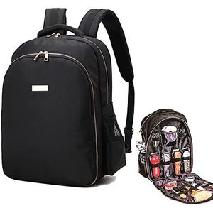 MAXPAND Grote organizer voor kappersscharen en benodigdheden draagbare haarstylist tondeuse rugzak reizen kapperszaak gereedschapstas 3 in 1 (zwart), 45 cm, zwart, 45 cm, Zwart, 19 Inches, Klassiek