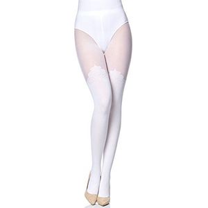 Merry Style Dames Visnet Panty's MS 389 60 DEN (Wit, L)