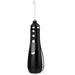 Draagbare Monddouche Tandheelkundige Waterflosser Draadloze Tandheelkundige Monddouche Jet 4 Modus Waterdicht for Tandenreiniger (Color : Black)