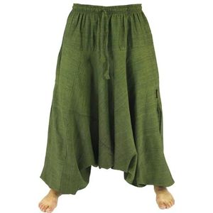 Guru-Shop Harembroek Aladdin-broek Katoen, Groen, Size:14