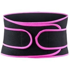 Buik-weg-gordel, Taille Trimmer Dames Taille Trainer Taille Zweetabsorberende Riem Fitness Buikriem Buik Trainers(Pink,S)