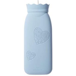 OIFAODAO, Heetwaterflessen Heetwaterzak Met water gevulde siliconen warmwaterkruik Herbruikbare draagbare met warm Heetwaterzak/O,Warmwaterkruik(K)