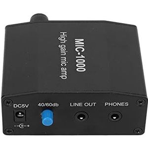Mini Stereo Line Level Booster Versterker, Hoofdtelefoon Versterker, Home Audio Power Versterker Systeem, Microfoon Versterker Microfoon Audio Amp High Gain 1000 Keer Versterking Accessoire Set Kit