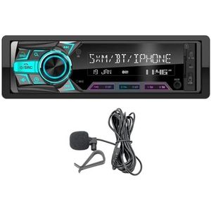 Autoradio 1din-speler Digitale Bluetooth-autospeler FM-radio Stereo-audio(MP3 With MIC)