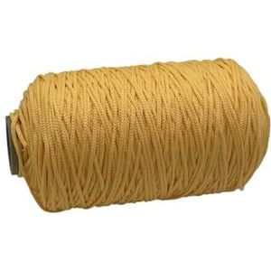 Handgeweven rond tapijt - 500 gram garen voor interieurdecoratie(geel)