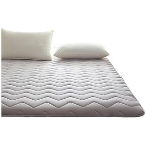 Latex Mattress, Foam Mattress, Queen Mattress Topper, Breathable-Soft, Close Skin Fabrics, The Compressive Resilience, Soft Support, Comfortable Sleep, Convenient Storage(Gray,180*200cm/70.8*78.7in)