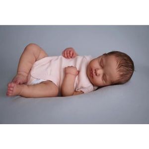 LONIAN 19Inch 49cm Volledige Siliconen Vinyl Meisje Pop Levensechte Reborn Babypoppen Realistische Pasgeboren Baby Pop voor kinderen