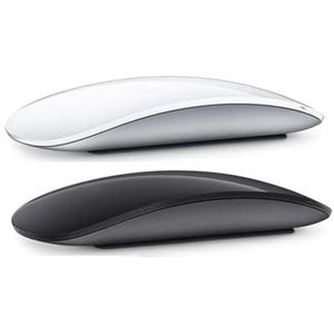 Bluetooth 5.0 Draadloze Muis Stille Multi Arc Touch Muizen Ultradunne Magische Muis Voor Laptop IPad Mac PC Macbook (zwart)