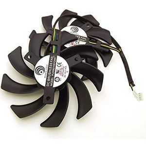 LMNCBVYA 85mm DC12V 0.40A Cooling Fan for XFX R9 380 280X 270X 290X Graphics Card - PLD09210D12HH Replacement Fan