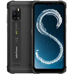 Ulefone Armor 12S Outdoor smartphone zonder abonnement, Helio G99 8 GB + 128 GB, 6,52 inch, Android 12, IP68, IP69K, robuuste mobiele telefoon, 50 MP quad-achteruitrijcamera, hifi-luidspreker, GPS NFC