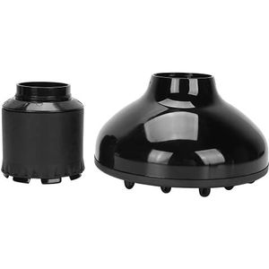 Haarföhnen diffuser, föhn diffuser, driedimensionale instelling snelle warmteafvoer kapper voor professioneel gebruik Salon Home (zwart)
