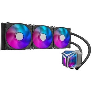 Yeyian Avance Infinity 360 AIO Vloeibare Koeling 360 mm, voor CPU met 3 Ventilatoren 120 mm, stil en krachtig, voor PC