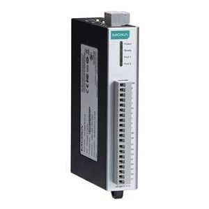 Ethernet Remote I/O with 2-port Ethernet switch and 16 DOs, -40 to 75°C operating temperature