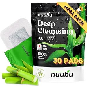 Nuubu Detox Voetpleister voor stressvermindering en diepe slaap (Original, 30 Count (Pack of 3))