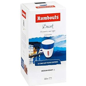 Rombouts Original-Fairtrade Decafe One-Cup-filter 4 hulzen van 10