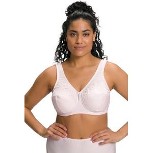 Ulla Popken Dames ontlasting, cup C-g beha, Roze bloemen, 120D