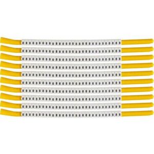 Brady Clip Sleeve Wire Markers SCN-18-8, Black, White, SCN-18-8, 133308 (SCN-18-8, Black, White, Nylon, 300 pc(s))