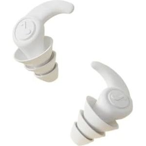 1 paar anti-geluid siliconen oordopjes zwemmen oordopjes isolatie interferentie voor werk slapen surfen zacht comfort oorbeschermer (wit)