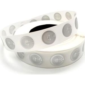 13.56MHz Herschrijfbare Elektronische Hoge Snelheid Data Transfer Metalen Sticker Kopieerbare Sticker Voor Toegangscontrole Industriële Lijm Trackings