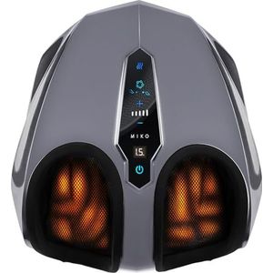 Miko Voetmassagemachine Met Diep Kneden, Compressie, Shiatsu En Warmte Voor Plantaire Fasciitis, Neuropathie, Past Tot Herenmaat 47