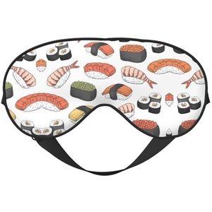Sushi Slaap Eye Mas Bijgewerkt Ontwerp Licht Blokkerende Night Eye Blinder Mannen Vrouwen Shift Werk Reizen