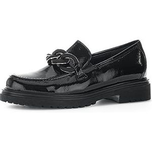 Gabor DAMES Loafers, Vrouwen Slippers,verwisselbaar voetbed,slippers,college schoenen,loafer,zakelijke schoenen,Zwart (schwarz) / 97,38.5 EU / 5.5 UK