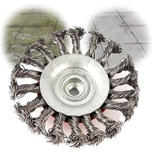 Onkruidborstel voor bosmaaier, accu-grastrimmer, draadborstel voor bosmaaier, onkruidborstel voor Motorsense, Motorsense-accessoires