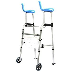 Rollator met rechtopstaande houding voor senioren, ouderen, volwassenen en gehandicapten - Heavy Duty Tall Medical met schoudersteun Decoration
