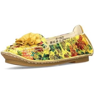 Laura Vita ballerinas voor dames Aucdreyo 21, grootte:37, kleur:Geel